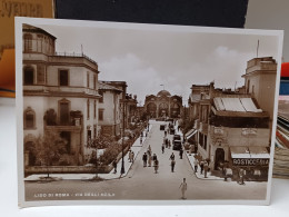Cartolina Lido Di Roma Via Degli Acilii 1941, Rosticceria - Otros Monumentos Y Edificios