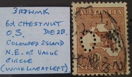 1923 6d Chestnut 3rd Wmk Die IlB SG 73 BW 21 Unlisted Var - Usati