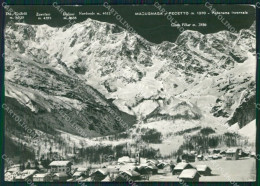 Verbania Macugnaga Pecetto Nevicata Foto FG Cartolina KB2635 - Verbania