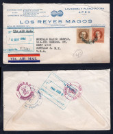 CUBA 1947 Registered Cover To USA (p3938) - Cartas & Documentos