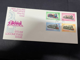 23-4-2024 (2 Z 49) FDC - New Zealand - 1973 - Steam Locomotives - FDC