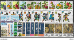 1973 San Marino Annata Completa 34v. MNH - Autres & Non Classés