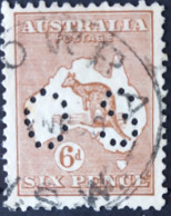1929 6d Chestnut Sml Multi Wmk Die IlB SG O114 BW 22b Small OS - Used Stamps