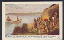 IROQUOIS - ONONDAGA LAKE - TERCENTENARY CELEBRATION POST CARD C.1914 Postcard - Indianer