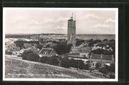 AK Terschelling, Panorama M. Vuurtoren De Brandaris  - Autres & Non Classés