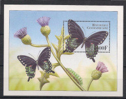 Central Africa Rep. (Centrafricaine) - 1999 - Insects: Butterflies - Yv Bf 173 - Vlinders