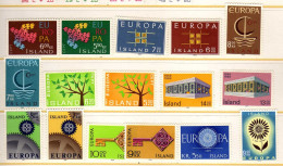 Islande - Europa - Neufs* - MLH - Unused Stamps