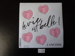 FRANCE 2023 BLOC FEUILLET LANCÔME " LA VIE EST BELLE ! " AVEC 5 TIMBRES COEURS À 1,29 EURO NEUF** GOMMÉ COEUR - Nuevos