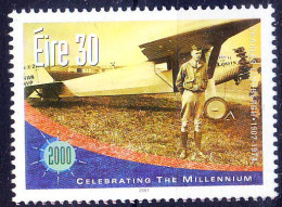 Ireland 2000 MNH, Millennium, Charles Lindbergh, American Aviator, Author, Inventor, Explorer, And Social Activist - Exploradores