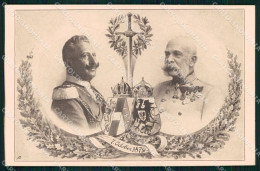 Royalty Kaiser Wilhelm Franz Joseph Deutscher Schulverein 643 Cartolina XB7281 - Altri & Non Classificati