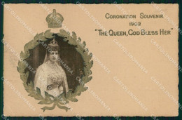 Reali Royalty Queen Alexandra Of Denmark Cartolina XB7384 - Sonstige & Ohne Zuordnung