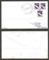 1972 Paquebot Cover, France Stamps Used In Pitcairn Islands (see Back) - Islas De Pitcairn
