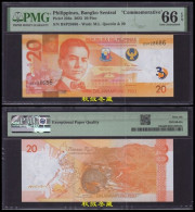 Philippines 20 Pesos (2023), Paper, Commemorative, BSP Prefix, PMG66 - Philippines