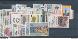 1978 EUROPA CEPT, Annata Completa, Francobolli Nuovi, "Monumenti" 30 Paesi 65 Valori MNH** - Annate Complete