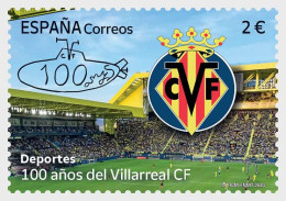 Spain 2024 Sports - The 100 Years Villarreal Football Club Stamp 1v MNH - Nuevos