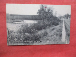 Covered Bridge  Picataquis River.  Maine   Ref 6391 - Other & Unclassified