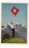 SUISSE - Fahnenschwinger Mit Junfrau  (Envolée De Drapeau)  (K117) - Danze