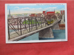 Trolley On Bridge Connellsville Pennsylvania     Ref 6391 - Altri & Non Classificati
