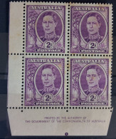 194 2 2d Bright Purple SG 205 BW 228 - Ungebraucht