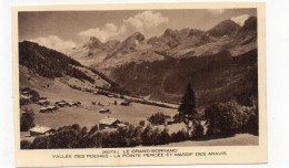 74 - LE GRAND BORNAND - Vallée Des Poches - La Pointe Percée Et Massif Des Aravis  (K126) - Le Grand Bornand