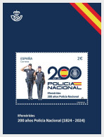 Spain 2024 The 200 Years Of The National Police Stamp SS/Block MNH - Ungebraucht