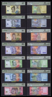 Indonesia 1000-100000 Rupiah, 2022 Paper, Matching Serial Number, PMG66-67 - Indonesia