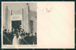 Reali Royalty Savoia Umberto II Tripoli Fiera 1933 Cartolina XB7374 - Sonstige & Ohne Zuordnung