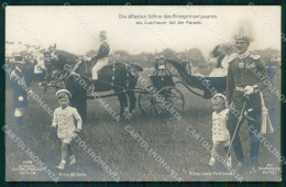 Royalty Wilhelm Of Prussia Louis Ferdinand Kronprinzenpaares Cartolina XB7348 - Sonstige & Ohne Zuordnung