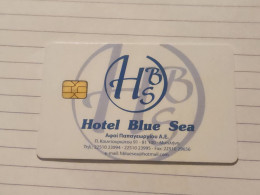 GREECE-HOTAL BLUE SEA- KEY CARD--(1061)(CHIP)GOOD CARD - Hotel Keycards