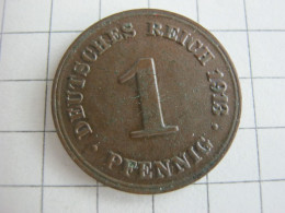 Germany 1 Pfennig 1913 D - 1 Pfennig