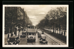 AK Berlin, Unter Den Linden (Neustädt. Kirchstr.)  - Mitte