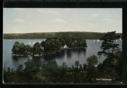 AK Berlin-Lindwerder, Hotel-Restaurant Auf Der Insel  - Grunewald