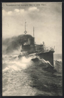 AK Kriegsschiff Torpedoboot In Voller Fahrt  - Oorlog