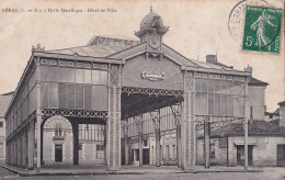 C7-47) NERAC - HALLE METALIQUE - HOTEL DE VILLE - EN  1909  - Nerac