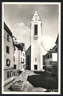 AK Frauenfeld, Evang. Kirche Mit Brunnen  - Frauenfeld