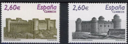 Spain 2008 Castles Stamps 2v MNH - Unused Stamps