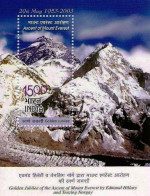 INDIA 2003 ASCENT OF MOUNT EVEREST MINIATURE SHEET MS MNH - Neufs