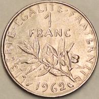 France - Franc 1962, KM# 925.1 (#4307) - 1 Franc