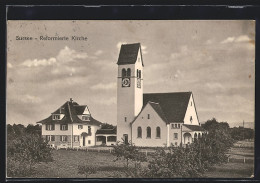 AK Sursee, Blick Auf Reformierte Kirche  - Sursee