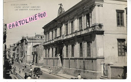 Sicilia-palermo-lercara Friddi Corso Giulio Sartorio Veduta Corso Scuola Auto Epoca Persone Animata Anni 50 - Altri & Non Classificati