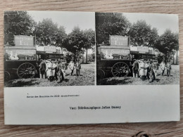 75 PARIS - Sortie Des Bambins Du XIXe Arrondissement - Vues Stéréoscopiques Voiture Publicitaire Julien Damoy - Paris (19)