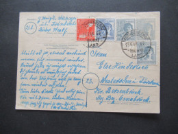 Bizone Währungsreform ZF Zehnfachfrankatur 23.6.1948 Arbeiter GA Mit ZuF Stempel Fröndenberg (Ruhr) Land Mit Viel Text!! - Storia Postale