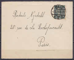 L. Affr. N°130 Càpt à Main Allemand "METZ /-7.3.1919/ 1D" Pour PARIS - 1903-60 Säerin, Untergrund Schraffiert