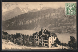 AK Beatenberg, Hotel Beatrice Mit Wasserblick Aus Der Vogelschau  - Beatenberg