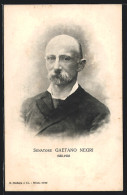 Künstler-AK Senatore Gaetano Negri, 1838-1902  - Politische Und Militärische Männer