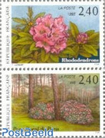 France 1993 Stamp Show, Flowers 2v (from S/s), Mint NH, Nature - Flowers & Plants - Nuovi