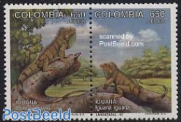 Colombia 1995 Fauna, Leguan 2v [:], Mint NH, Nature - Animals (others & Mixed) - Reptiles - Colombia