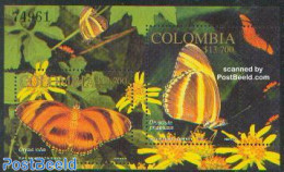Colombia 2002 Butterflies S/s, Mint NH, Nature - Butterflies - Colombia