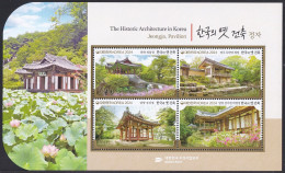 South Korea 2024 Historic Architecture, Jeongja, Pavilion, Gyejeong, Songgangjeong, Samgaheon Hayeopjeong, S/S - Other & Unclassified