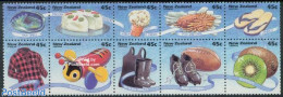 New Zealand 1994 Kiwiana 10v [++++], Mint NH, Nature - Fruit - Unused Stamps